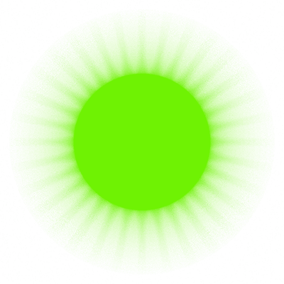HTML Energy's lime green glowing star