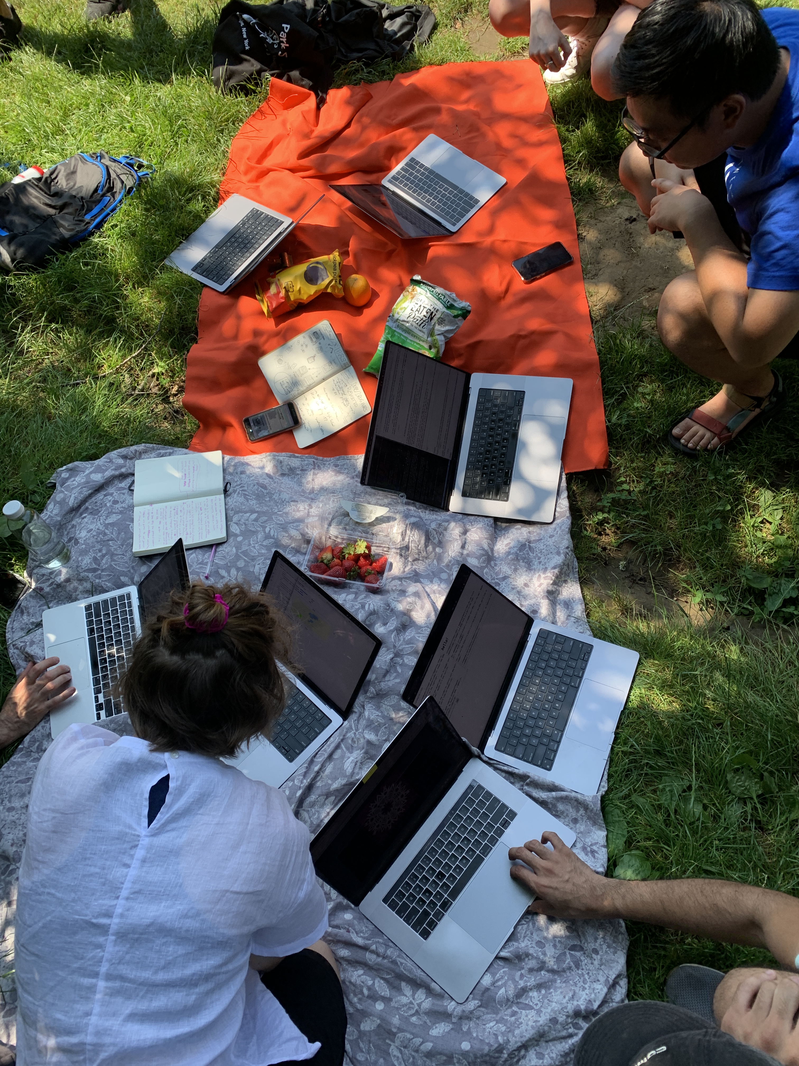 Freewrite in Prospect Park