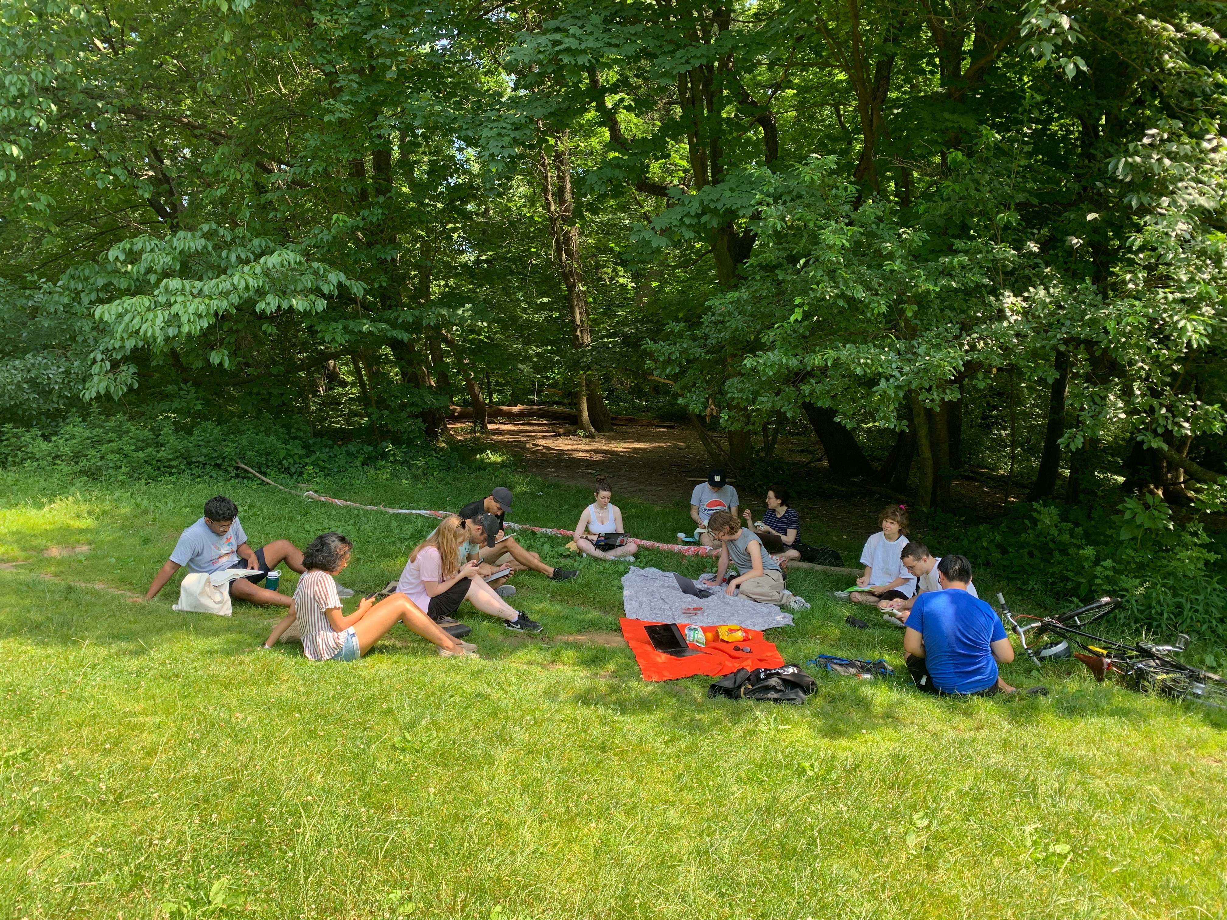 Freewrite in Prospect Park